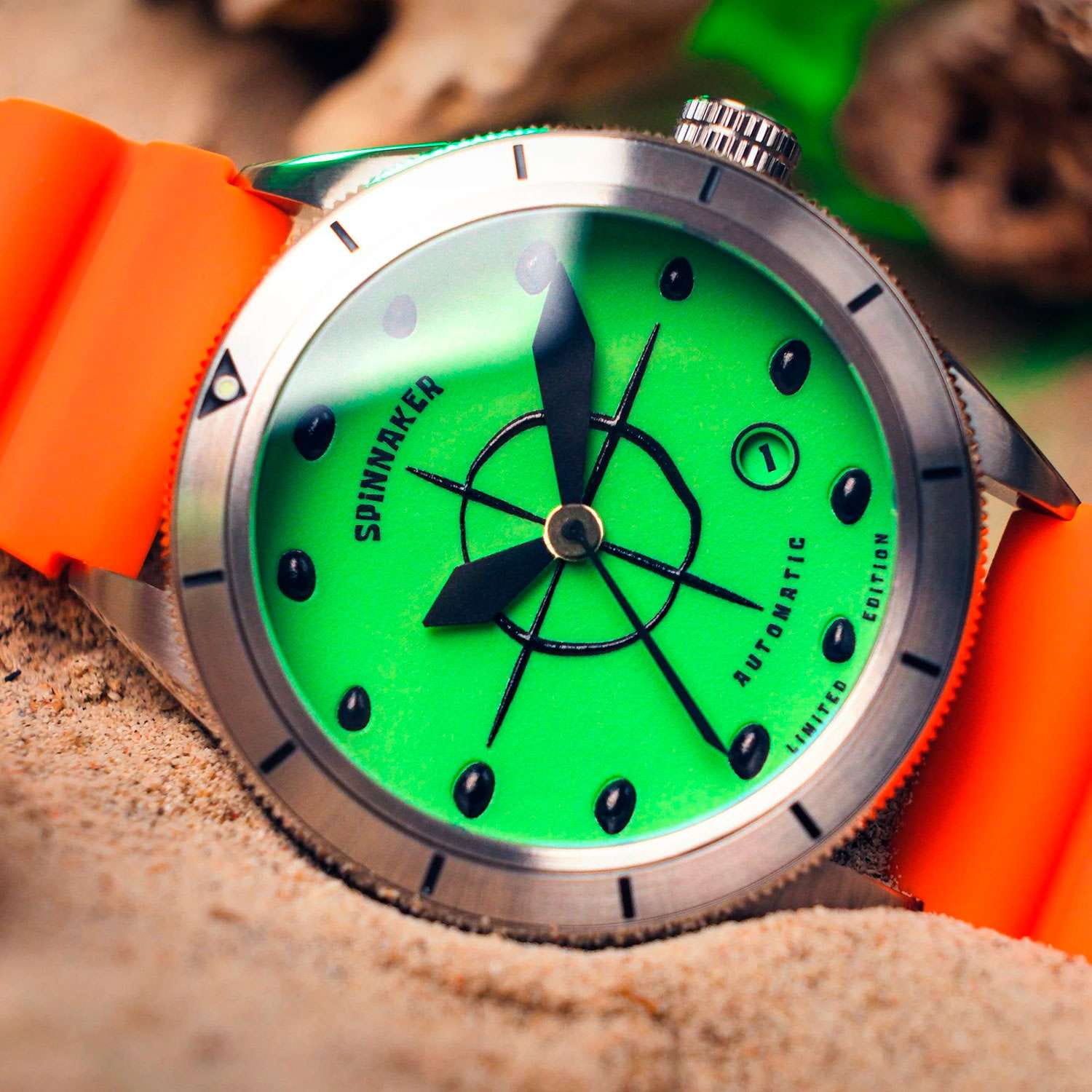 Оригинальные часы Spinnaker Spinnaker Cahill SP-5142-01 механические калибр механизма seiko tmi nh35 общий вид