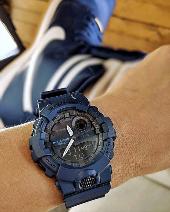 Оригинальные часы Casio Casio G-Shock GBA-800-2A электронные калибр механизма  общий вид