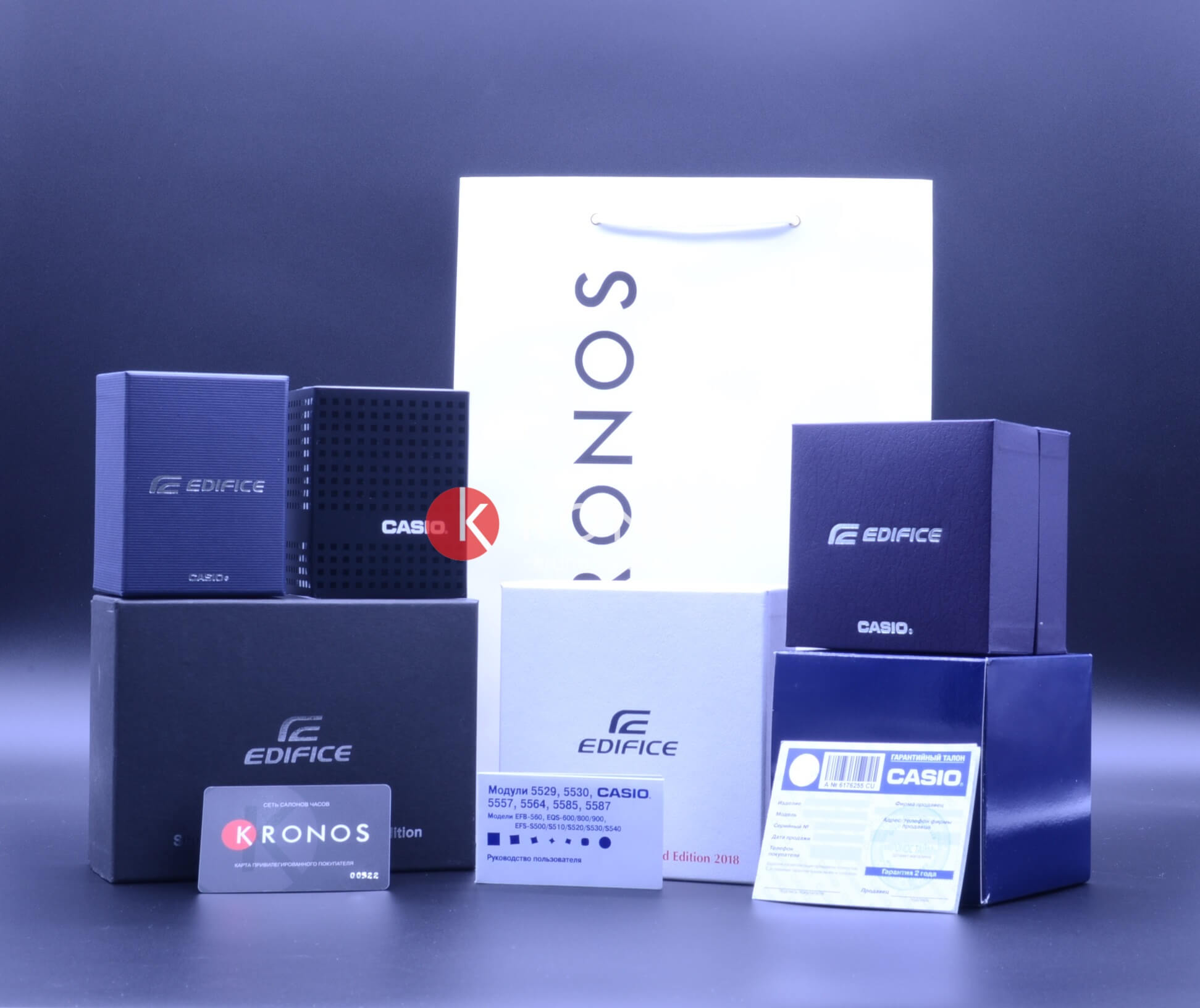 Casio Casio Edifice EFR-556DB-7A EFR-556, наручные мужские часы фото под углом