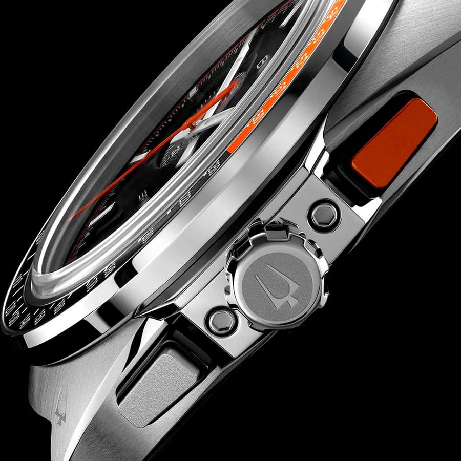 Оригинальные часы Bulova Bulova Racer Chronograph 98B427 кварцевые калибр механизма 0s21 общий вид