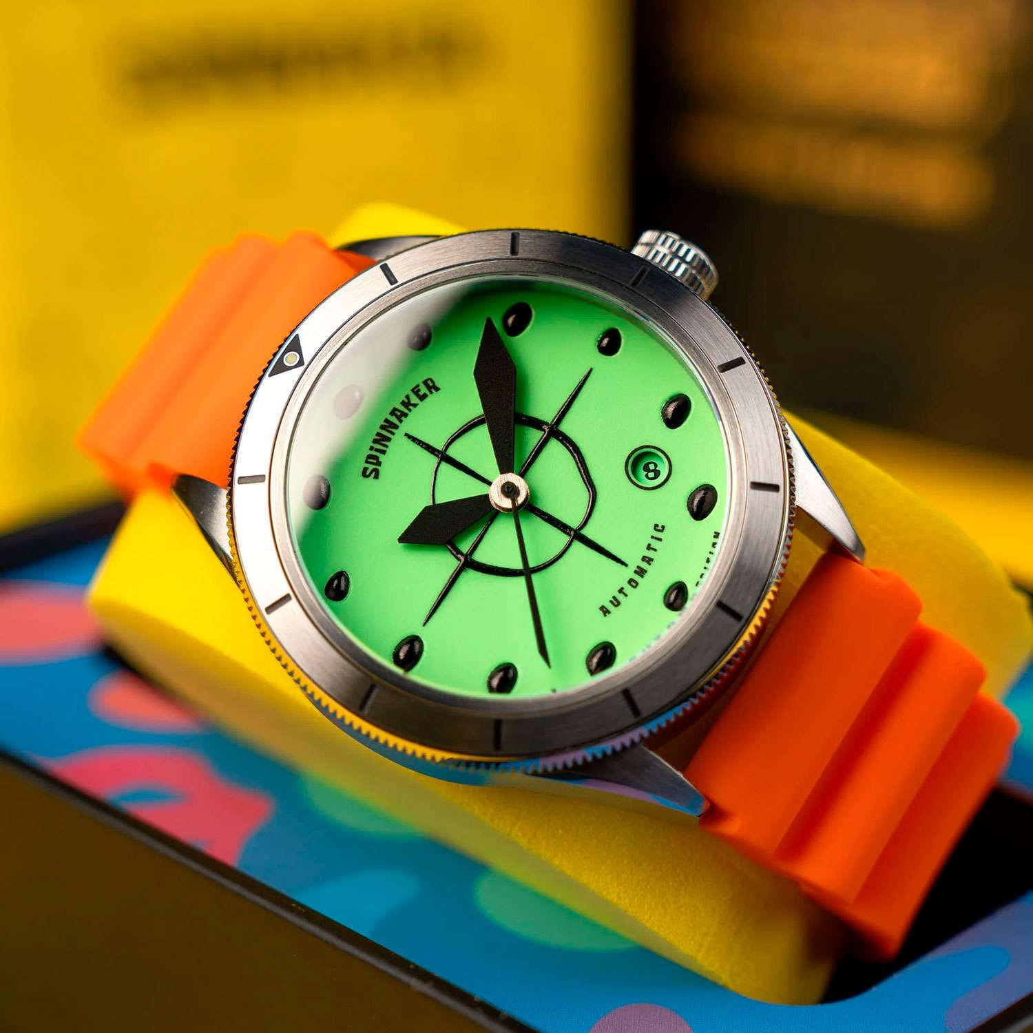 Spinnaker SP-5142-01 мужские часы застежка крупным планом