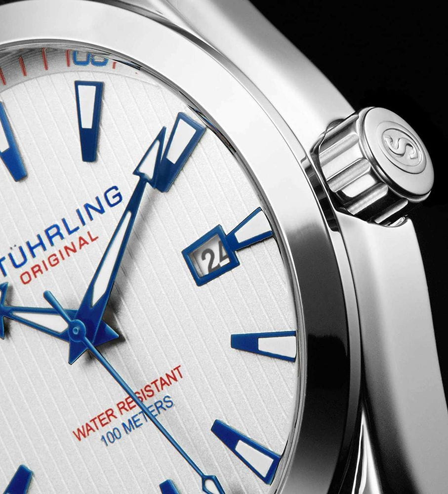 Оригинальные часы Stuhrling Stuhrling Symphony 3953.3 кварцевые калибр механизма  общий вид